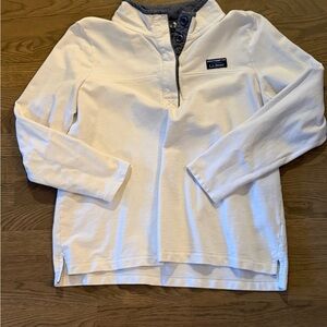 L.L. Bean White Polo shirt